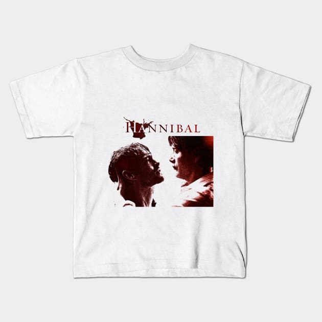 Hannibal last scene Kids T-Shirt by juchka